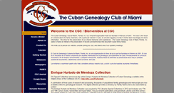 Desktop Screenshot of cubangenclub.org